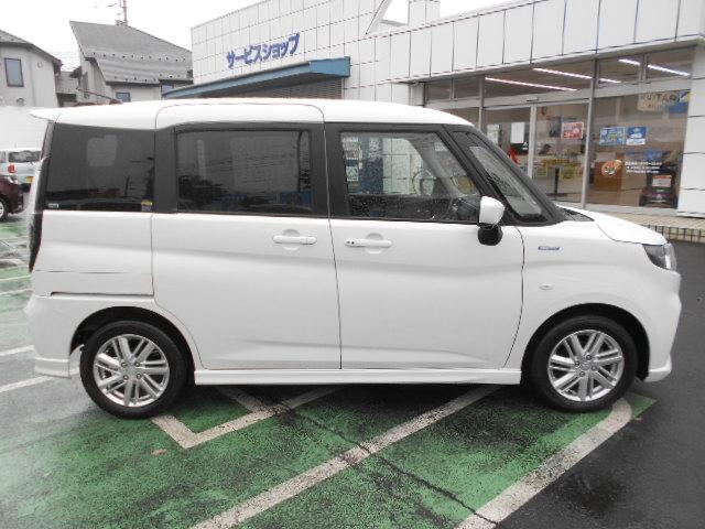 ソリオ ＨＹＢＲＩＤ　ＭＸ　ＣＶＴ　衝突軽減ブレーキ　全方位ナビ　オートライト　Ｂｌｕｅｔｏｏｔｈ　スライドドア　純正ナビ　プッシュスタート　シートヒーター　オートエアコン　ＥＴＣ　衝突被害軽減システム　アイドリングストップ　横滑り防止機能　衝突安全ボディ（7枚目）