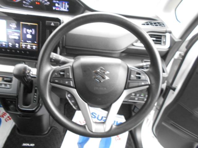 ソリオ ＨＹＢＲＩＤ　ＭＸ　ＣＶＴ　衝突軽減ブレーキ　全方位ナビ　オートライト　Ｂｌｕｅｔｏｏｔｈ　スライドドア　純正ナビ　プッシュスタート　シートヒーター　オートエアコン　ＥＴＣ　衝突被害軽減システム　アイドリングストップ　横滑り防止機能　衝突安全ボディ（18枚目）