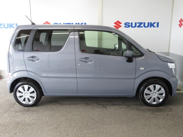 ワゴンR FX 4WD/衝突被害軽減ブレーキ キーレスエントリー ABS エアバッグ エアコン パワーステアリング パワーウィンドウ 電動格納式リモコンドアミラー プッシュスタート シートヒーター 横滑り防止機能 衝突安全ボディ 盗難防止システム(2枚目)