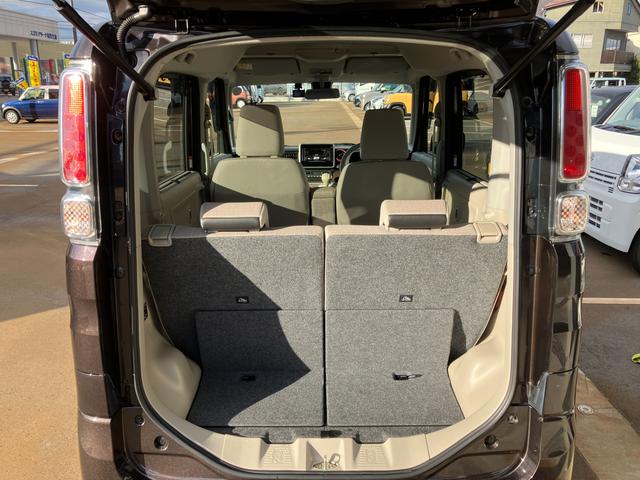 スペーシア ハイブリッドＸ　ＬＥＤヘッドランプ／衝突被害軽減ブレーキ　アルミホイール　両側電動スライドドア　キーレスエントリー　ＡＢＳ　エアバッグ　エアコン　パワーステアリング　パワーウィンドウ　プッシュスタート　シートヒーター　アイドリングストップ　横滑り防止機能（36枚目）