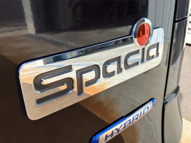 スペーシア ハイブリッドＸ　ＬＥＤヘッドランプ／衝突被害軽減ブレーキ　アルミホイール　両側電動スライドドア　キーレスエントリー　ＡＢＳ　エアバッグ　エアコン　パワーステアリング　パワーウィンドウ　プッシュスタート　シートヒーター　アイドリングストップ　横滑り防止機能（45枚目）