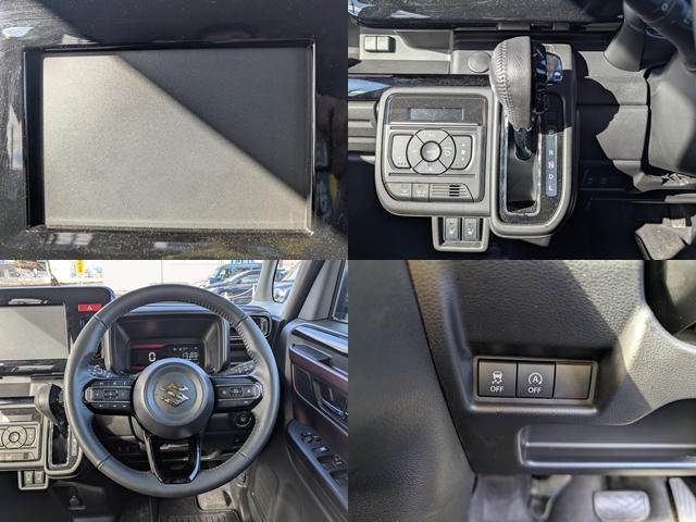スペーシアカスタム カスタム HYBRID XS 4WD ナビ・オーディオレス 両側リア電動スライドドア アダプティブクルーズコントロール 衝突被害軽減システム 横滑り防止機能 アイドリングストップ オートエアコン シートヒーター プッシュスタート(3枚目)