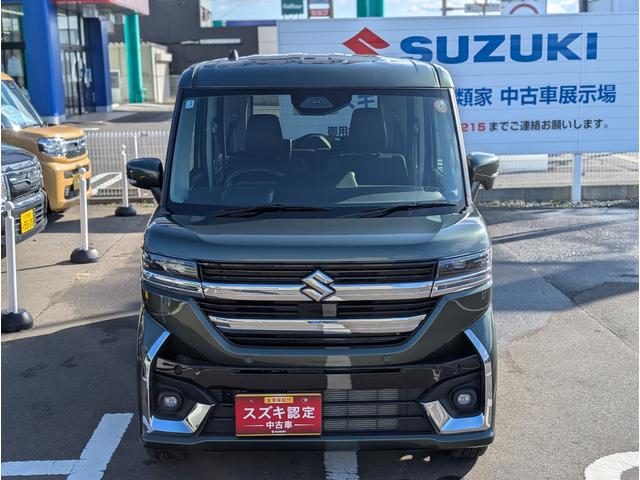 スペーシアカスタム カスタム HYBRID XS 4WD ナビ・オーディオレス 両側リア電動スライドドア アダプティブクルーズコントロール 衝突被害軽減システム 横滑り防止機能 アイドリングストップ オートエアコン シートヒーター プッシュスタート(8枚目)