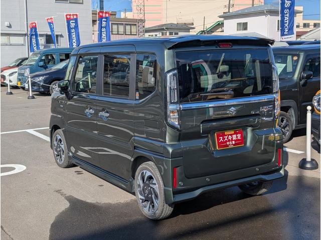 スペーシアカスタム カスタム HYBRID XS 4WD ナビ・オーディオレス 両側リア電動スライドドア アダプティブクルーズコントロール 衝突被害軽減システム 横滑り防止機能 アイドリングストップ オートエアコン シートヒーター プッシュスタート(10枚目)