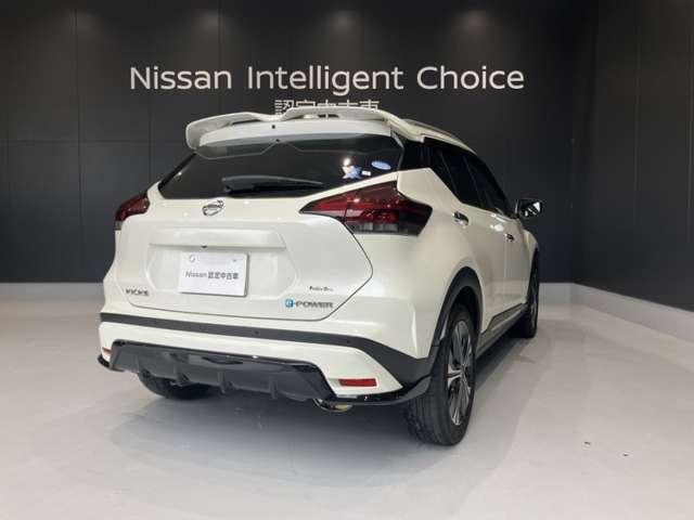 キックス １．２　Ｘ　（ｅ－ＰＯＷＥＲ）　ルーフスポイラー前後アンダープロテクター　ナビ＆ＴＶ　ワンオ－ナ－車　追従クルコン　スマートキー　ＬＥＤヘッド　レーンアシスト　パワーステアリング　盗難防止システム　ドライブレコーダー　ＥＴＣ　整備記録簿有　メモリーナビ　サイドエアバッグ（2枚目）