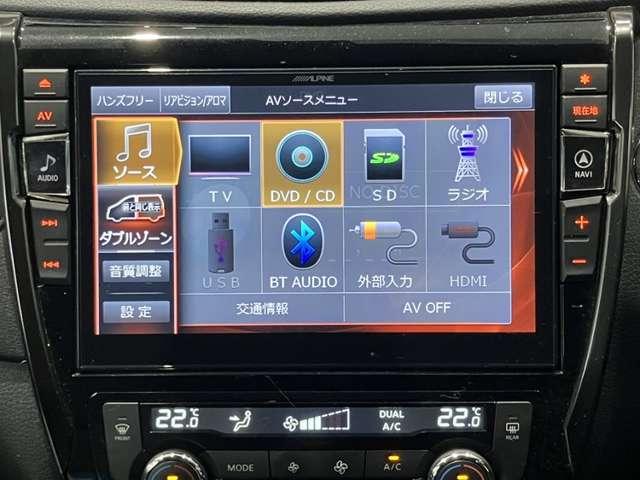 エクストレイル 2.0 20X 3列車 4WD 社外メモリーナビ AVM シートヒーター 誤発信抑制機能 車線逸脱防止 フルタイム4WD 盗難防止システム バックモニター オートエアコン ナビ&TV スマ-トキ- アルミ ETC付 PS メモリーナビゲーション パワーウィンドウ 寒冷地(4枚目)