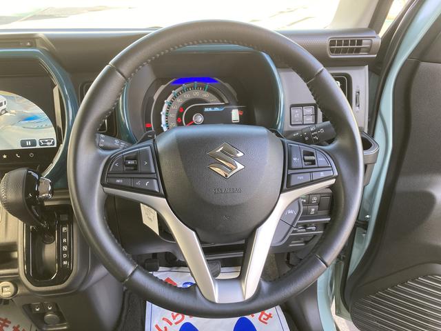 ハスラー ＨＹＢＲＩＤ　Ｘターボ　全方位モニターナビ　ドラレコ　ＥＴＣ　ドライブレコーダー　オートライト　Ｂｌｕｅｔｏｏｔｈ　純正ナビ　プッシュスタート　シートヒーター　オートエアコン　ＥＴＣ　スズキセーフティーサポート　衝突被害軽減システム　アイドリングストップ（18枚目）