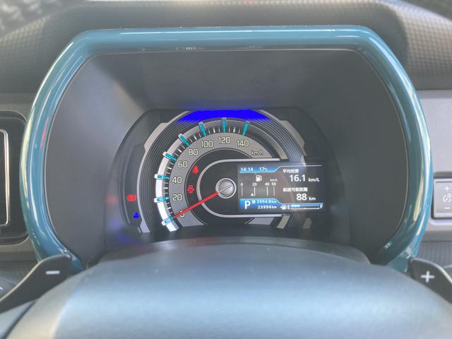 ハスラー ＨＹＢＲＩＤ　Ｘターボ　全方位モニターナビ　ドラレコ　ＥＴＣ　ドライブレコーダー　オートライト　Ｂｌｕｅｔｏｏｔｈ　純正ナビ　プッシュスタート　シートヒーター　オートエアコン　ＥＴＣ　スズキセーフティーサポート　衝突被害軽減システム　アイドリングストップ（22枚目）