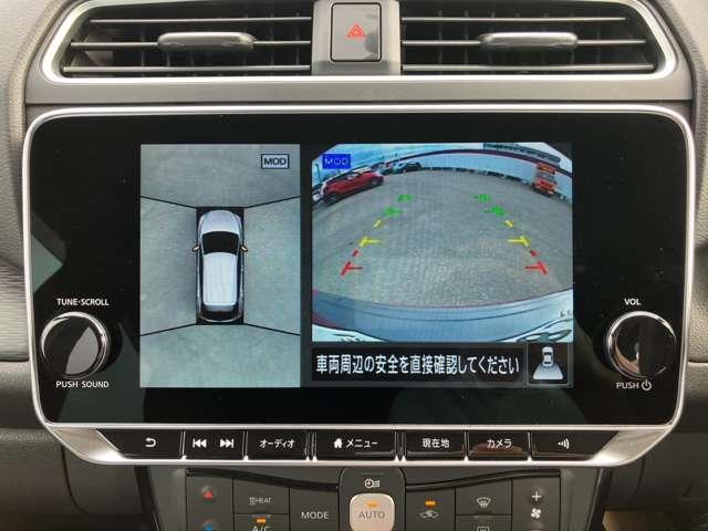 リーフ ｅ＋　アーバンクロム　メーカーナビ・アラウンドビューモニター・（6枚目）