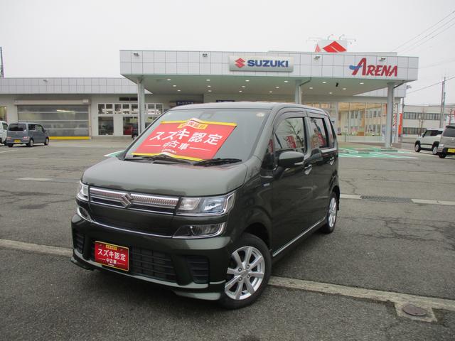 ワゴンＲ ＨＹＢＲＩＤ　ＦＺ　２型　４ＷＤ　オーディオレス　オートライト　プッシュスタート　シートヒーター　オートエアコン　スズキセーフティーサポート　４ＷＤ　衝突被害軽減システム　アイドリングストップ　横滑り防止機能（39枚目）