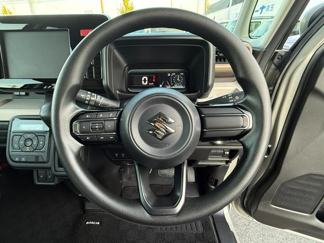 スペーシア ＨＹＢＲＩＤ　Ｘ　オーディオレス　衝突軽減ブレーキ　プッシュスタート　スライドドア　オートライト　シートヒーター　オートエアコン　衝突被害軽減システム　衝突安全ボディ　衝突安全ボディ　盗難防止システム（41枚目）