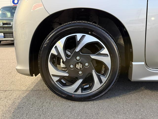 スペーシアカスタム カスタム　ＨＹＢＲＩＤ　ＸＳターボ　オーディオレス　プッシュスタート　オートライト　スライドドア　シートヒーター　オートエアコン　スズキセーフティーサポート　衝突被害軽減システム　衝突安全ボディ　盗難防止システム（10枚目）