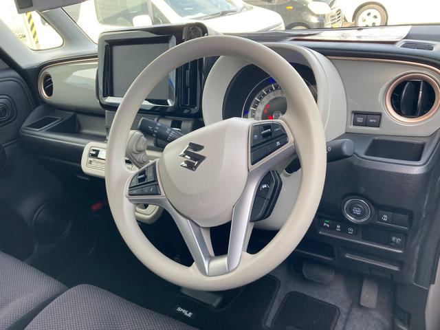 ワゴンＲスマイル ＨＹＢＲＩＤ　Ｓ　３型　衝突軽減ブレーキ　オーディオレス　プッシュスタート　スライドドア　オートライト　オートエアコン　シートヒーター　スズキセーフティーサポート　衝突被害軽減システム　アイドリングストップ　衝突安全ボディ　盗難防止システム（5枚目）