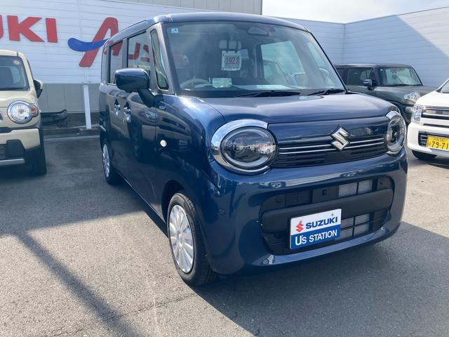 ワゴンＲスマイル ＨＹＢＲＩＤ　Ｓ　３型　衝突軽減ブレーキ　全方位カメラ付ナビ　純正ナビ　Ｂｌｕｅｔｏｏｔｈ　オートライト　スライドドア　バックカメラ　プッシュスタート　シートヒーター　オートエアコン　スズキセーフティーサポート　衝突被害軽減システム　アイドリングストップ（4枚目）