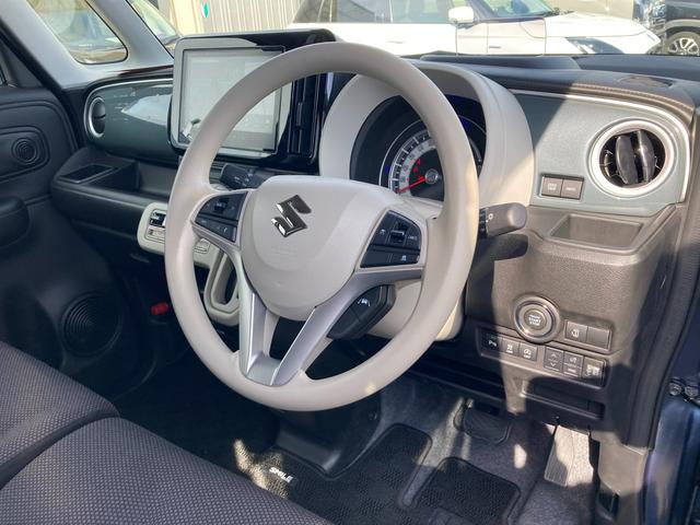 ワゴンＲスマイル ＨＹＢＲＩＤ　Ｓ　３型　衝突軽減ブレーキ　全方位カメラ付ナビ　純正ナビ　Ｂｌｕｅｔｏｏｔｈ　オートライト　スライドドア　バックカメラ　プッシュスタート　シートヒーター　オートエアコン　スズキセーフティーサポート　衝突被害軽減システム　アイドリングストップ（5枚目）