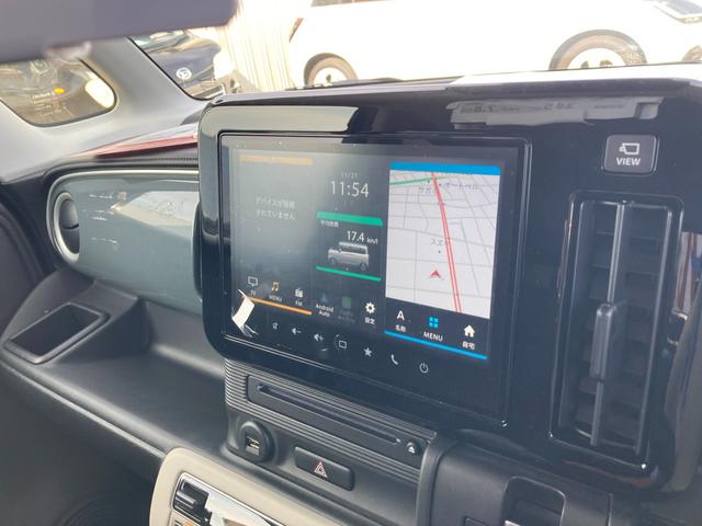 ワゴンＲスマイル ＨＹＢＲＩＤ　Ｓ　３型　衝突軽減ブレーキ　全方位カメラ付ナビ　純正ナビ　Ｂｌｕｅｔｏｏｔｈ　オートライト　スライドドア　バックカメラ　プッシュスタート　シートヒーター　オートエアコン　スズキセーフティーサポート　衝突被害軽減システム　アイドリングストップ（7枚目）