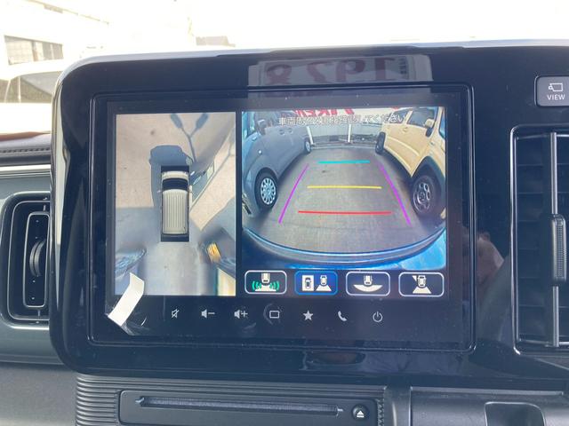 ワゴンＲスマイル ＨＹＢＲＩＤ　Ｓ　３型　衝突軽減ブレーキ　全方位カメラ付ナビ　純正ナビ　Ｂｌｕｅｔｏｏｔｈ　オートライト　スライドドア　バックカメラ　プッシュスタート　シートヒーター　オートエアコン　スズキセーフティーサポート　衝突被害軽減システム　アイドリングストップ（8枚目）