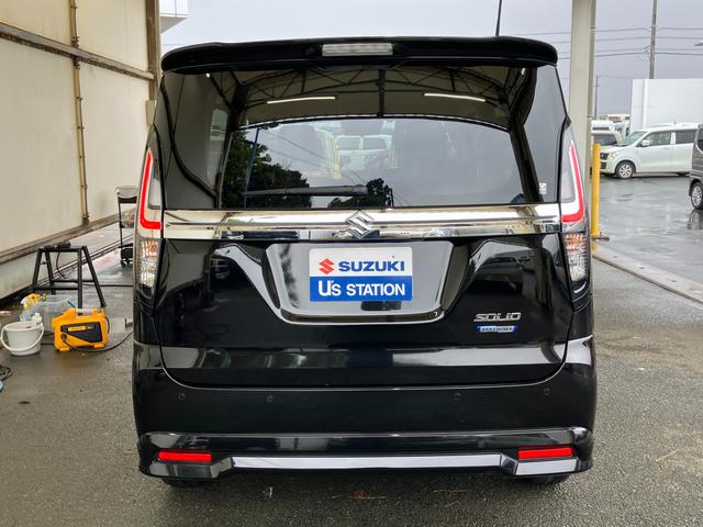 ソリオ ＨＹＢＲＩＤ　ＭＸ　衝突軽減ブレーキ　ナビゲ－ション　純正ナビ　Ｂｌｕｅｔｏｏｔｈ　オートライト　スライドドア　プッシュスタート　シートヒーター　オートエアコン　スズキセーフティーサポート　衝突被害軽減システム　横滑り防止機能　衝突安全ボディ（7枚目）