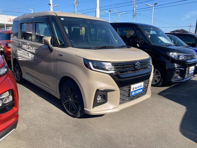 ソリオ ＨＹＢＲＩＤ　ＳＺ　２型　衝突軽減ブレーキ　ナビゲーション　純正ナビ　Ｂｌｕｅｔｏｏｔｈ　オートライト　スライドドア　プッシュスタート　オートエアコン　シートヒーター　スズキセーフティーサポート　衝突被害軽減システム　アイドリングストップ　衝突安全ボディ（22枚目）