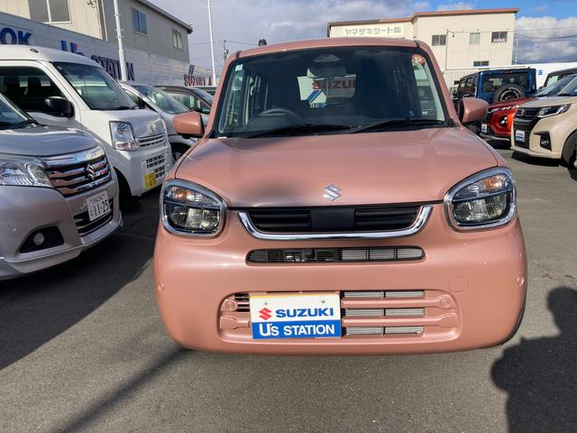 アルト ＨＹＢＲＩＤ　Ｘ　３型　衝突軽減ブレーキ　全方位カメラ　オートライト　プッシュスタート　スズキセーフティーサポート　衝突被害軽減システム　　アイドリングストップ　衝突安全ボディ　盗難防止システム（3枚目）