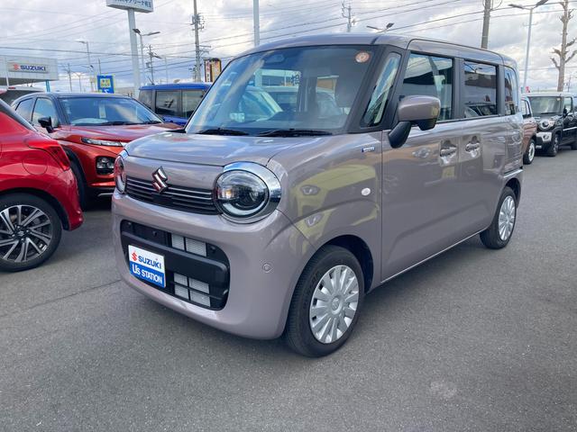 ワゴンＲスマイル ＨＹＢＲＩＤ　Ｓ　３型　全方位カメラ付ナビゲーション　純正ナビ　スライドドア　Ｂｌｕｅｔｏｏｔｈ　オートライト　バックカメラ　プッシュスタート　シートヒーター　オートエアコン　スズキセーフティーサポート　衝突被害軽減システム　アイドリングストップ（2枚目）