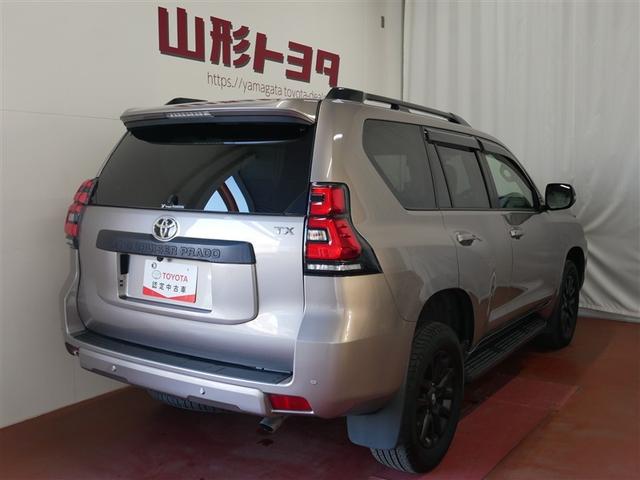 ランドクルーザープラド TX Lパッケージ 革シート サンルーフ 4WD フルセグ メモリーナビ DVD再生 バックカメラ 衝突被害軽減システム ETC LEDヘッドランプ ワンオーナー ディーゼル(4枚目)