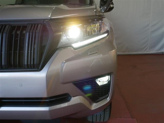 ランドクルーザープラド TX Lパッケージ 革シート サンルーフ 4WD フルセグ メモリーナビ DVD再生 バックカメラ 衝突被害軽減システム ETC LEDヘッドランプ ワンオーナー ディーゼル(10枚目)