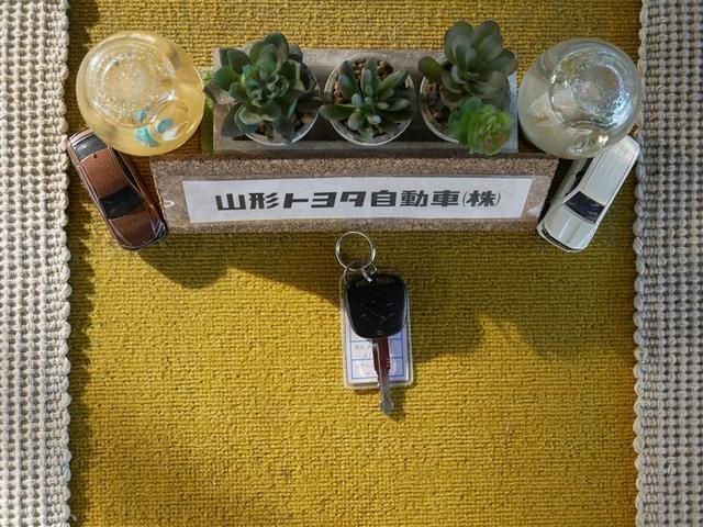 キーレス付きです。離れたところからでもドアの施錠・開錠ができるのでとても便利です♪