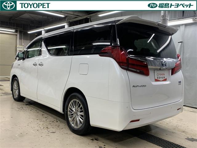 アルファードハイブリッド Ｇ　４ＷＤ　フルセグ　メモリーナビ　ＤＶＤ再生　後席モニター　バックカメラ　衝突被害軽減システム　ＥＴＣ　両側電動スライド　ＬＥＤヘッドランプ　乗車定員７人　３列シート　ワンオーナー（4枚目）