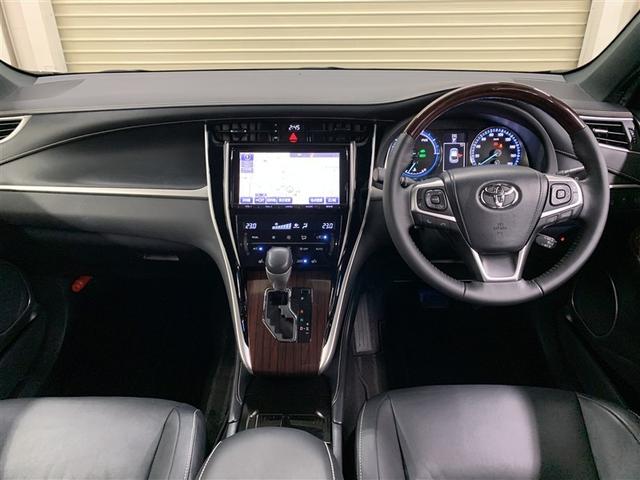 ハリアーハイブリッド プレミアム　革シート　４ＷＤ　フルセグ　メモリーナビ　ＤＶＤ再生　バックカメラ　衝突被害軽減システム　ＥＴＣ　ドラレコ　ＬＥＤヘッドランプ（7枚目）