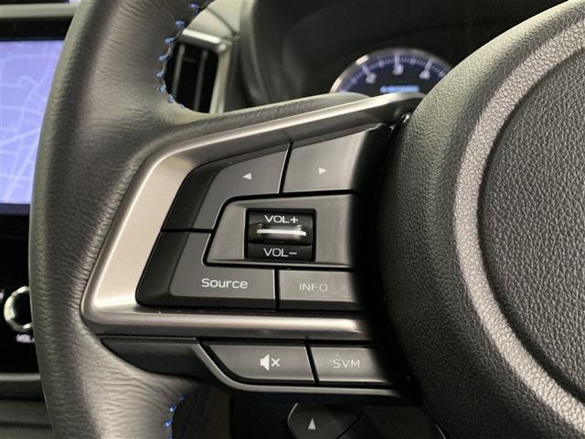 ステアリングから手を離さず操作できる、オーディオスイッチ