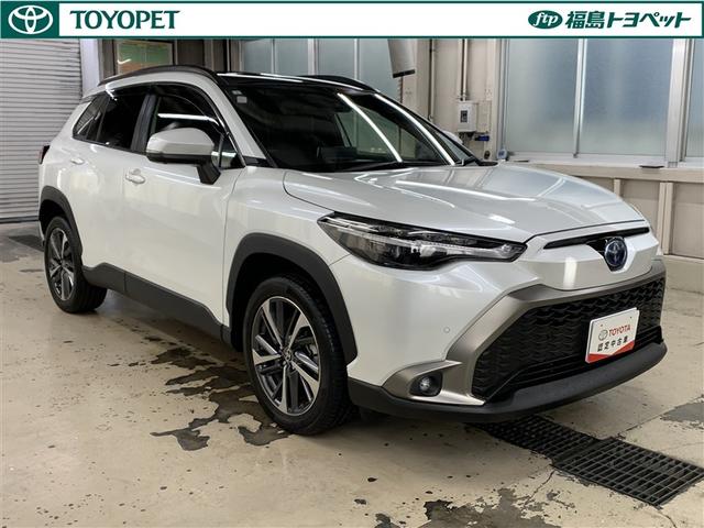 カローラクロス ハイブリッド　Ｚ　サンルーフ　フルセグ　メモリーナビ　バックカメラ　衝突被害軽減システム　ＥＴＣ　ＬＥＤヘッドランプ　ワンオーナー（3枚目）