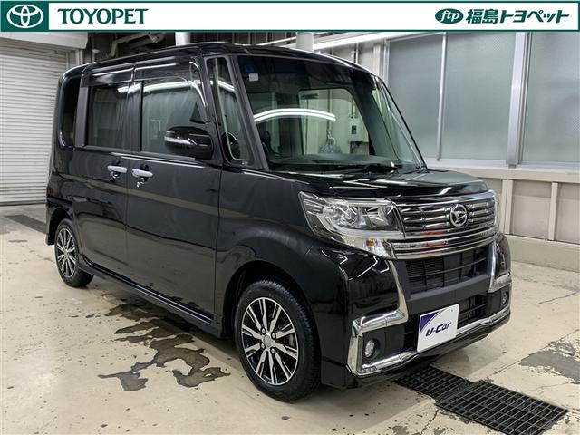 タント カスタムX トップエディションSAIII 4WD フルセグ メモリーナビ DVD再生 ミュージックプレイヤー接続可 バックカメラ 衝突被害軽減システム 電動スライドドア LEDヘッドランプ アイドリングストップ(3枚目)