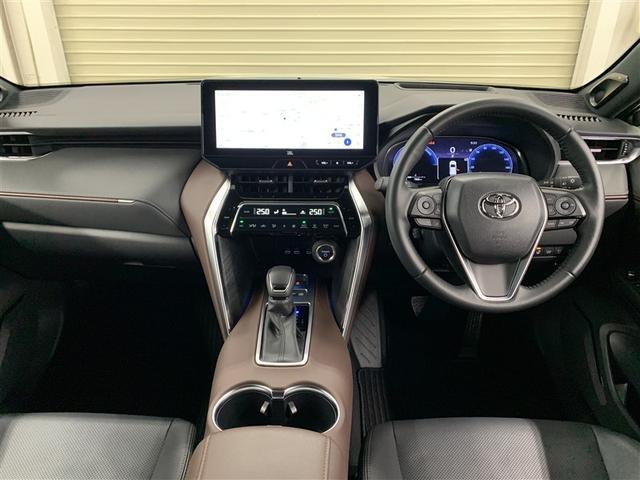 ハリアーハイブリッド Ｚ　レザーパッケージ　革シート　４ＷＤ　フルセグ　メモリーナビ　ミュージックプレイヤー接続可　バックカメラ　衝突被害軽減システム　ＥＴＣ　ドラレコ　ＬＥＤヘッドランプ　ワンオーナー　フルエアロ（8枚目）