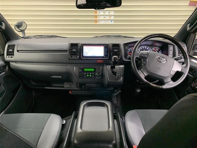 ハイエースバン スーパーＧＬ　ダークプライムＩＩ　４ＷＤ　フルセグ　メモリーナビ　ＤＶＤ再生　バックカメラ　衝突被害軽減システム　ＥＴＣ　ＬＥＤヘッドランプ　ワンオーナー　ディーゼル（8枚目）