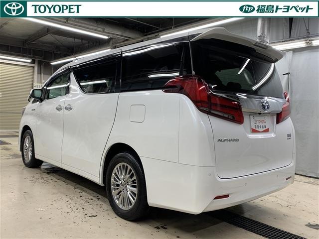 アルファードハイブリッド Ｇ　４ＷＤ　フルセグ　メモリーナビ　ＤＶＤ再生　バックカメラ　衝突被害軽減システム　ＥＴＣ　ドラレコ　両側電動スライド　ＬＥＤヘッドランプ　乗車定員７人　３列シート　ワンオーナー（4枚目）