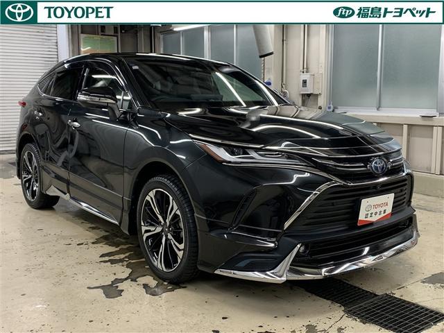 ハリアーハイブリッド Ｚ　レザーパッケージ　革シート　４ＷＤ　フルセグ　メモリーナビ　ミュージックプレイヤー接続可　バックカメラ　衝突被害軽減システム　ＥＴＣ　ドラレコ　ＬＥＤヘッドランプ　フルエアロ（3枚目）