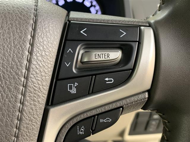 ステアリングから手を離さずに、さまざまな操作が可能。