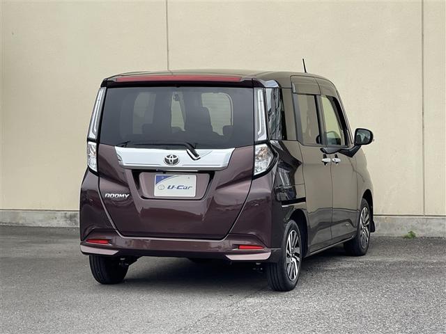 ルーミー カスタムG 4WD フルセグ メモリーナビ DVD再生 衝突被害軽減システム ETC 両側電動スライド LEDヘッドランプ ワンオーナー(3枚目)