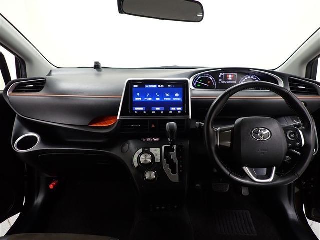 シエンタ ハイブリッドＧ　クエロ　フルセグ　メモリーナビ　バックカメラ　衝突被害軽減システム　ＥＴＣ　両側電動スライド　ＬＥＤヘッドランプ　乗車定員７人　３列シート　ワンオーナー　記録簿（7枚目）