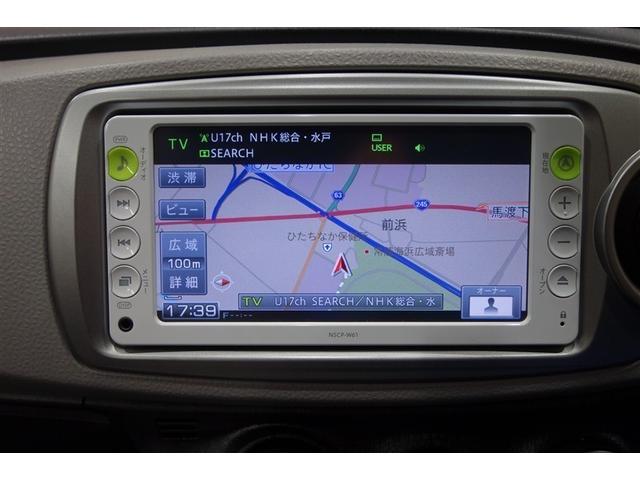 ヴィッツ Ｆ　純正ナビ　ワンセグＴＶ　ＥＴＣ　スマートキー＆プッシュスタート　マニュアルエアコン　パワーステアリング　パワーウインドウ　デュアルエアバッグ　スペアタイヤ　ロングラン保証（12枚目）