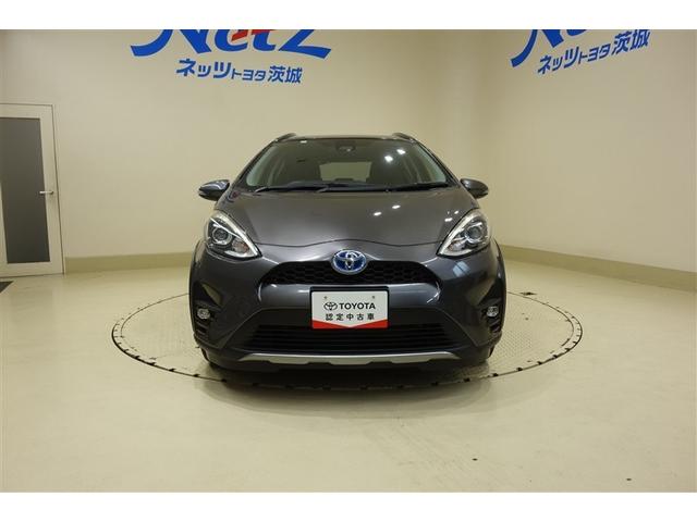 アクア クロスオーバー 純正ナビ フルセグTV ブルートゥース DVD再生 リヤカメラ ETC スマートキー&プッシュスタート オートエアコン パワーステアリング パワーウインドウ LEDライト セーフティセンス アルミ(4枚目)