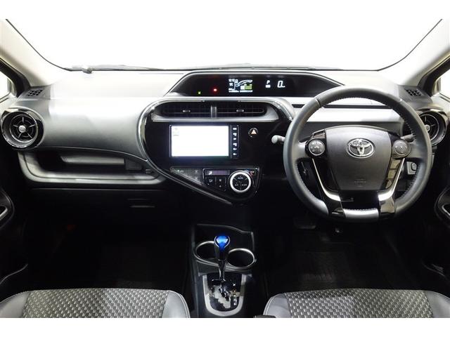 アクア クロスオーバー 純正ナビ フルセグTV ブルートゥース DVD再生 リヤカメラ ETC スマートキー&プッシュスタート オートエアコン パワーステアリング パワーウインドウ LEDライト セーフティセンス アルミ(11枚目)