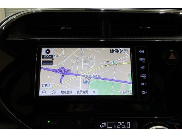 アクア クロスオーバー 純正ナビ フルセグTV ブルートゥース DVD再生 リヤカメラ ETC スマートキー&プッシュスタート オートエアコン パワーステアリング パワーウインドウ LEDライト セーフティセンス アルミ(12枚目)