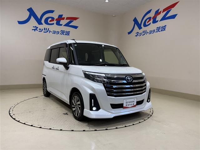 ルーミー カスタムG アイドリング 両側電動SD LEDヘット バックビューモニター 衝突回避ブレーキ 地デジ スマートキー メモリナビ クルーズコントロール 点検記録簿 DVD ETC 1オーナー オートエアコン ABS(5枚目)