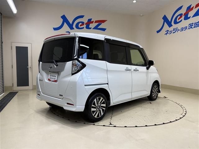 ルーミー カスタムG アイドリング 両側電動SD LEDヘット バックビューモニター 衝突回避ブレーキ 地デジ スマートキー メモリナビ クルーズコントロール 点検記録簿 DVD ETC 1オーナー オートエアコン ABS(7枚目)