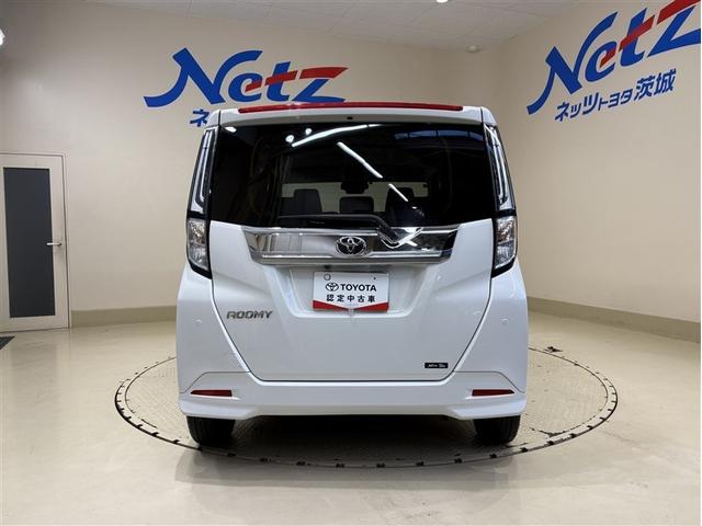 ルーミー カスタムG アイドリング 両側電動SD LEDヘット バックビューモニター 衝突回避ブレーキ 地デジ スマートキー メモリナビ クルーズコントロール 点検記録簿 DVD ETC 1オーナー オートエアコン ABS(8枚目)