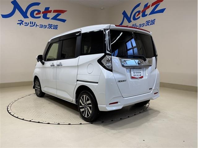 ルーミー カスタムG アイドリング 両側電動SD LEDヘット バックビューモニター 衝突回避ブレーキ 地デジ スマートキー メモリナビ クルーズコントロール 点検記録簿 DVD ETC 1オーナー オートエアコン ABS(9枚目)