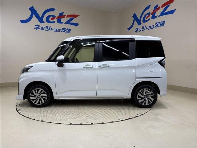 ルーミー カスタムG アイドリング 両側電動SD LEDヘット バックビューモニター 衝突回避ブレーキ 地デジ スマートキー メモリナビ クルーズコントロール 点検記録簿 DVD ETC 1オーナー オートエアコン ABS(10枚目)