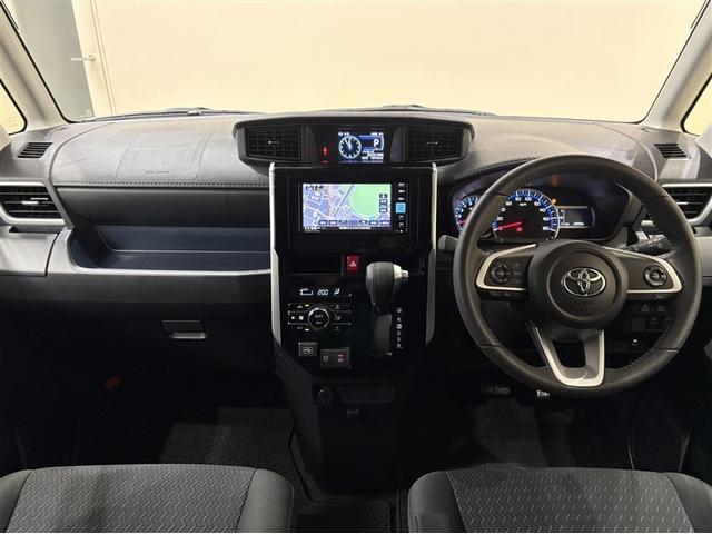 ルーミー カスタムG アイドリング 両側電動SD LEDヘット バックビューモニター 衝突回避ブレーキ 地デジ スマートキー メモリナビ クルーズコントロール 点検記録簿 DVD ETC 1オーナー オートエアコン ABS(11枚目)